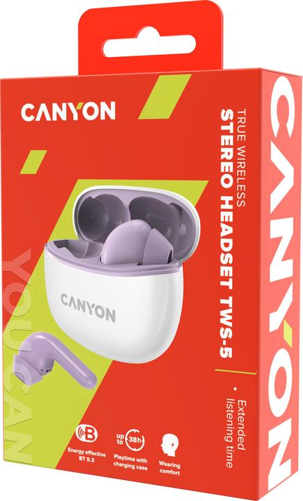 Actual product image Canyon TWS-5 (No noise cancellation, 7.50 h, Wireless)