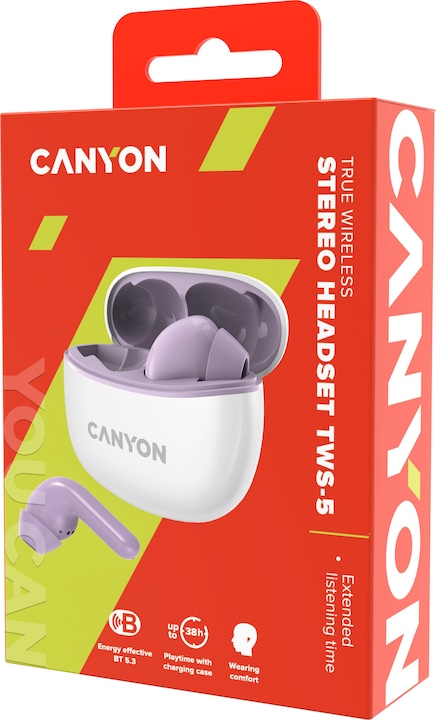 Actual product image Canyon TWS-5 (No noise cancelling, 7.50 h, Wireless)