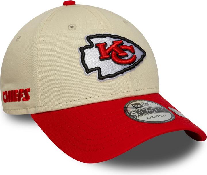 Actual product image New Era 9Forty Strapback Cap - Kansas City Chiefs Beige