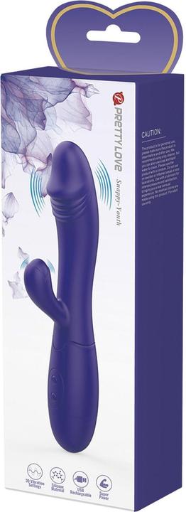 Actual product image Pretty Love Snappy Youth Vibrator & G-Spot Stimulator Purple