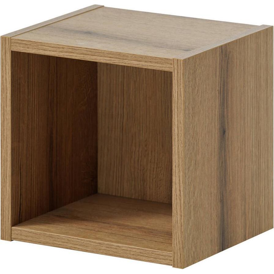 En.Casa, Badezimmerregal, Badezimmer Regal Newport 27x25x21 cm Eiche (27 x 25 x 21 cm)