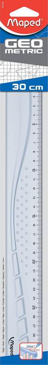 Actual product image Maped Ruler Geometric 30cm (30 cm, Plastic)