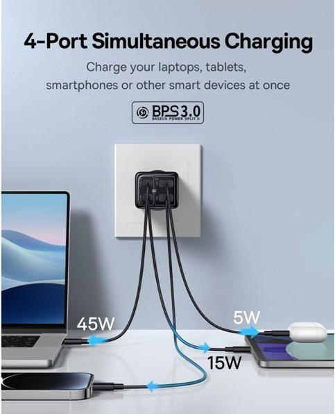 Actual product image Baseus GAN6 Pro (65 W)