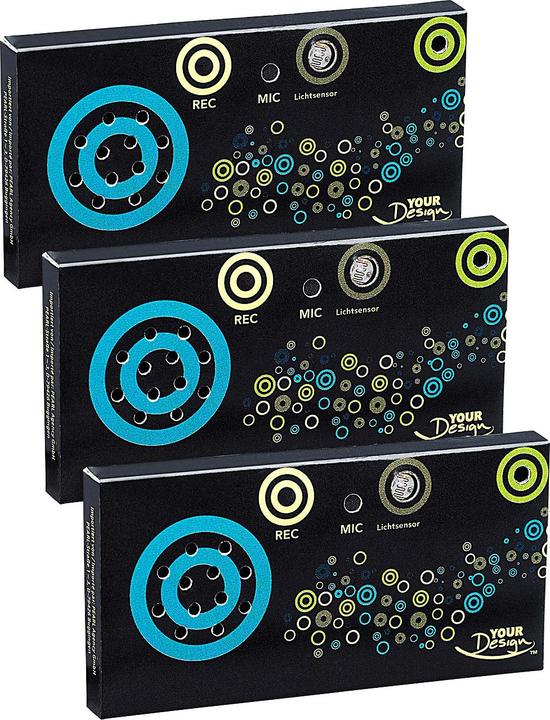 Your Design 3er-Set Gruss-Modul für Geschenkpäckchen (Geschenktüte, 3 x)