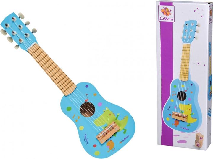 Eichhorn Music wooden guitar (German, French, English, Italian)