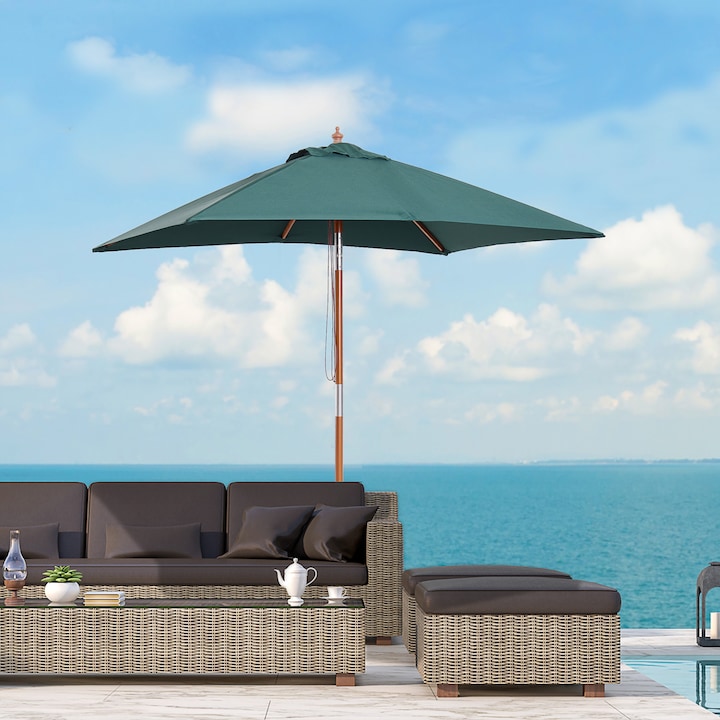 Immagine prodotto Outsunny Ombrellone pieghevole (1.50 m)