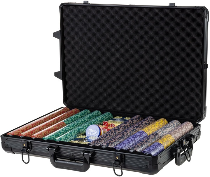 Image du produit FTM Set de poker PRO 1000 jetons Black Edition