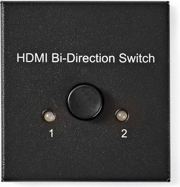 Produktbild Nedis HDMI T Schalter 3-Port Port(s) 1x HDMIT Eingang / 2X HDMIT Eingang 1x HDMIT Ausgang / 2X HDMIT