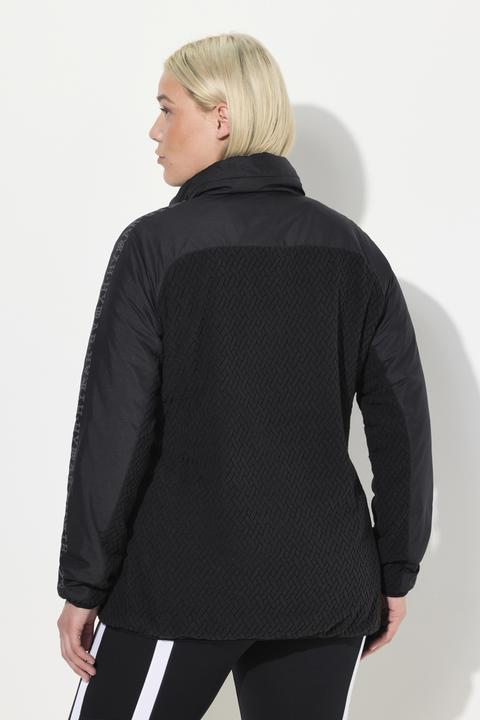 Produktbild Ulla Popken Funktionsjacke, Stehkragen, Kapuze, 2-Wege-Zipper (46, 48)
