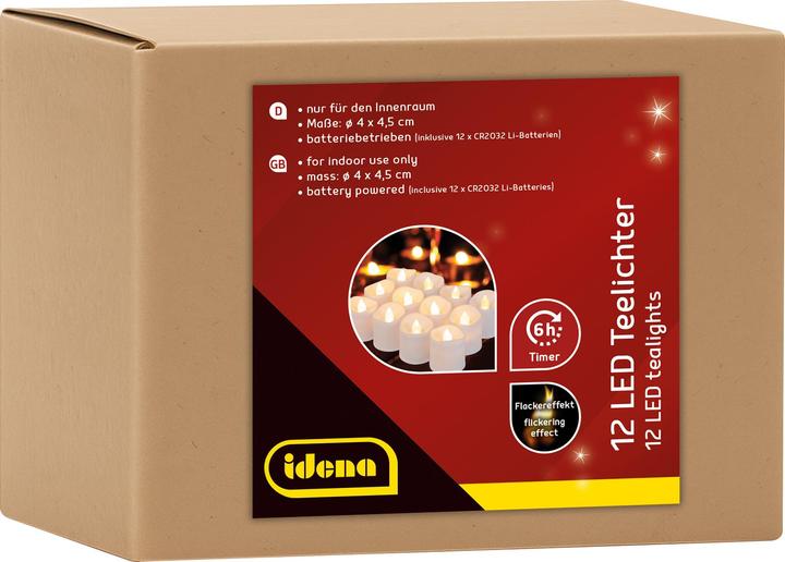 Produktbild Idena LED-Teelichter (12 x)