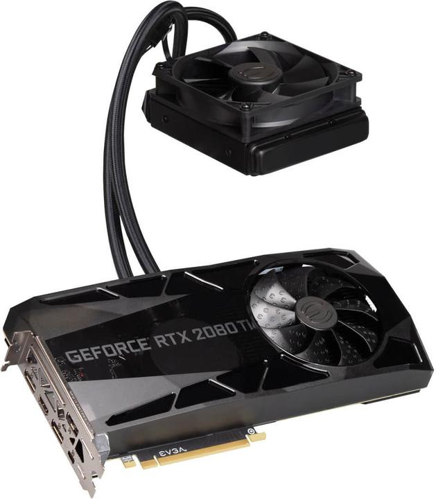 Produktbild EVGA GeForce RTX 2080 Ti FTW3 Ultra Hybrid (11 GB)