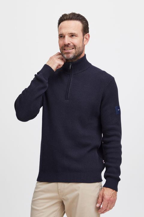 Produktbild FQ1924 FQKyle ribbed texture halfzip - Pullover - 21900568 (S)