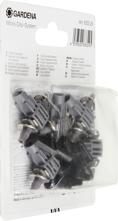 Actual product image Gardena T-piece (Drip irrigation connector + branch)