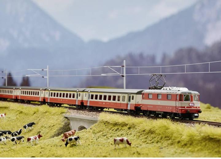 Immagine prodotto MiniTrix 16883 N Locomotiva elettrica SBB Re 11141 Swiss Exp. (Traccia IV)