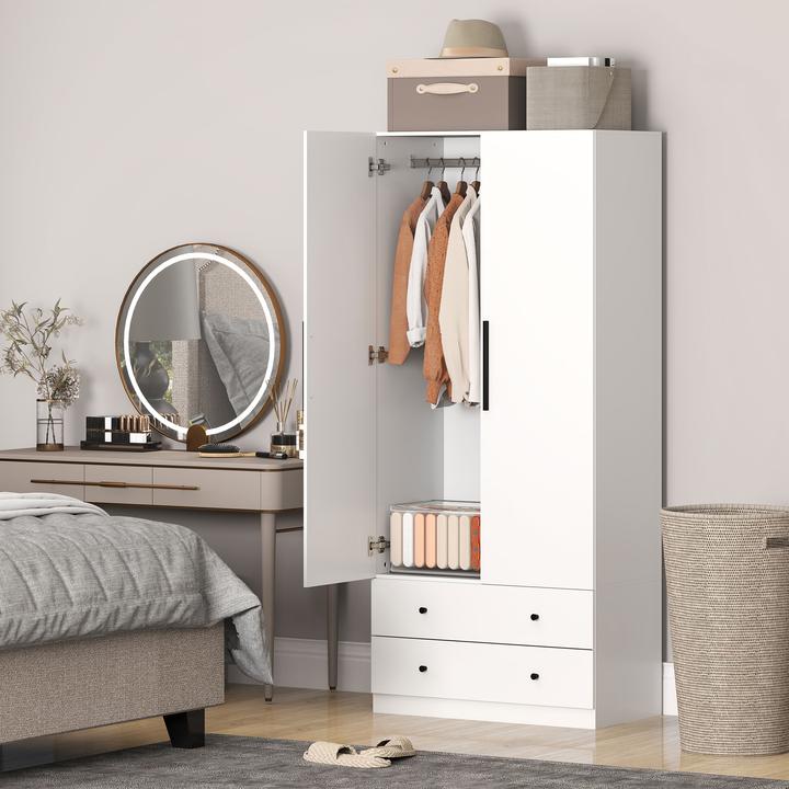 Actual product image Homcom Kleiderschrank (79 x 43 x 180 cm)