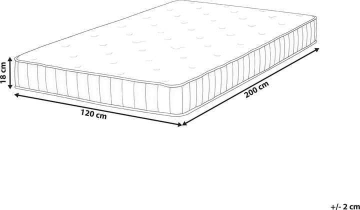 Produktbild Beliani Duo (Federkern, 120 x 200 cm)