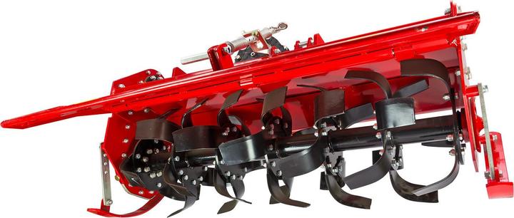 Produktbild Dema Bodenfräse Rotorfräse Heckfräse Ackerfräse Fräse Anbaugerät 125 cm für Traktor bis 30 PS