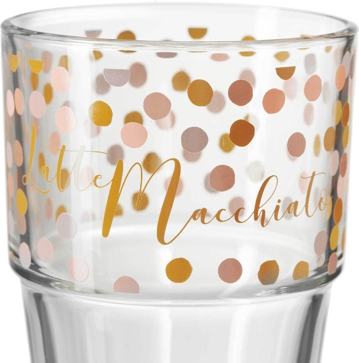 Produktbild Leonardo Latte Macchiato-Glas Solo Herz 410 ml, 6 Stück, Transparent (410 ml, 6 x)
