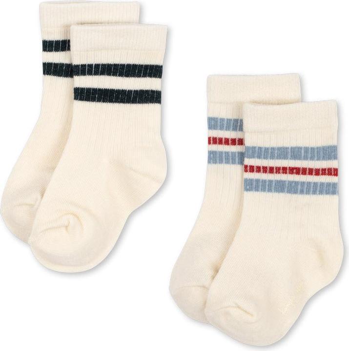 Produktbild Konges Slojd 2 Pack Act Socken Optic White (2er Pack, 25 - 28)