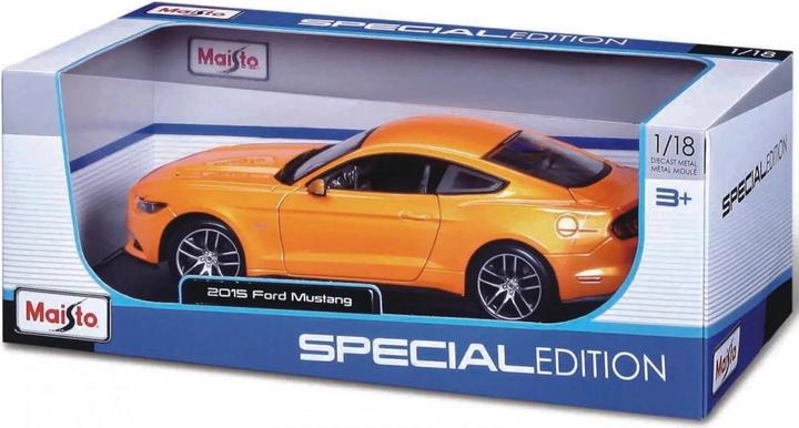 Actual product image Maisto Composite model Ford Mustang GT 2015 Orange 1