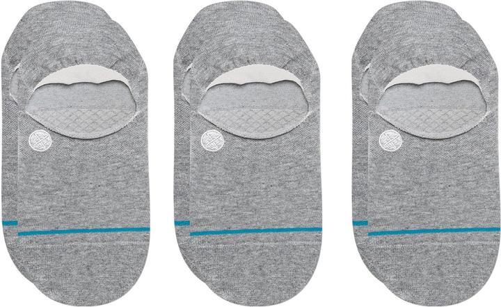 Actual product image Stance Socks Icon No Show Heather Grey 3-Pack (pack of 3, 43, 44, 45, 46, 47, 43 - 47)