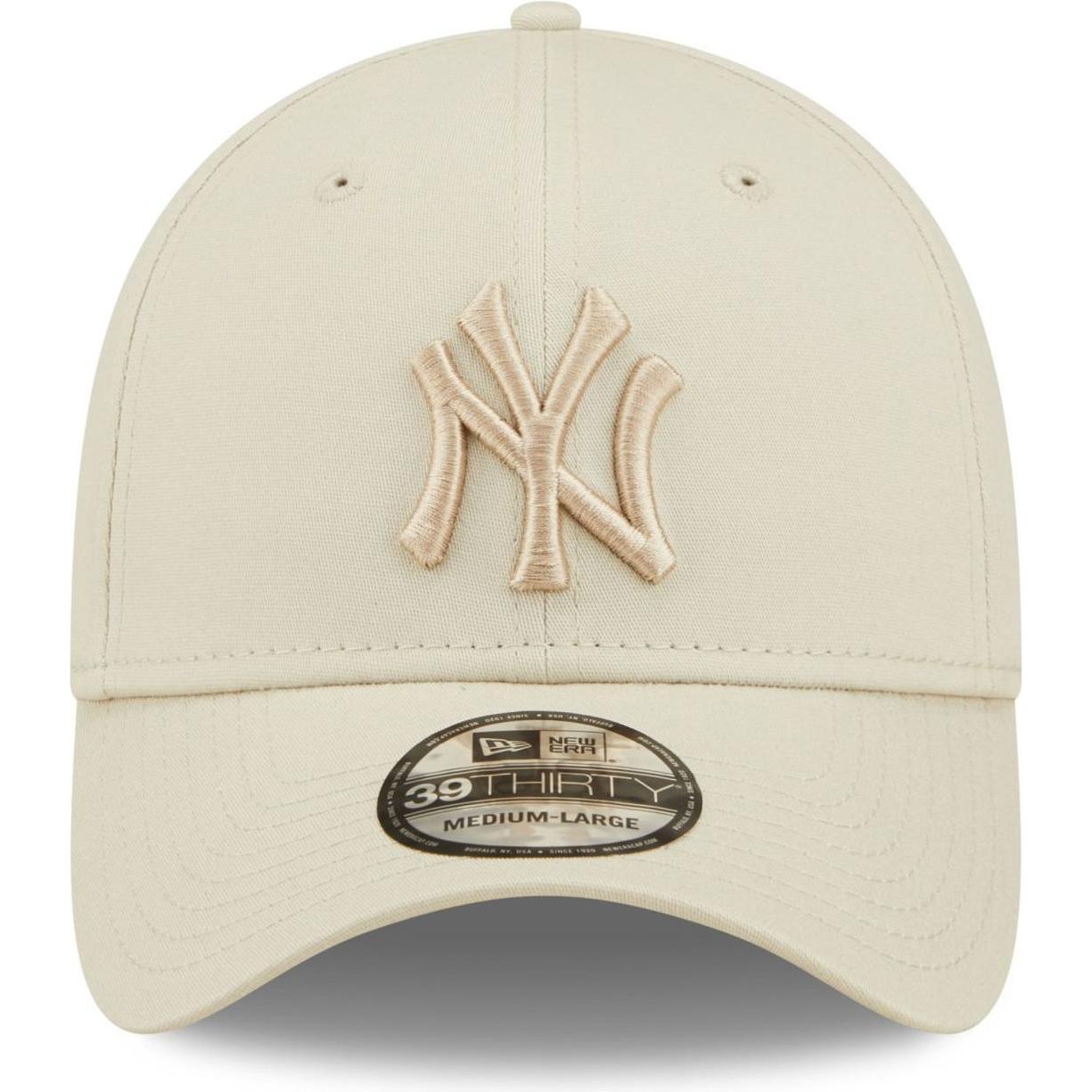 Thumbnail - New Era, Herren, Cap, 39THIRTY Essential New York Yankees MLB Cap 60298744 -, Beige, (M)