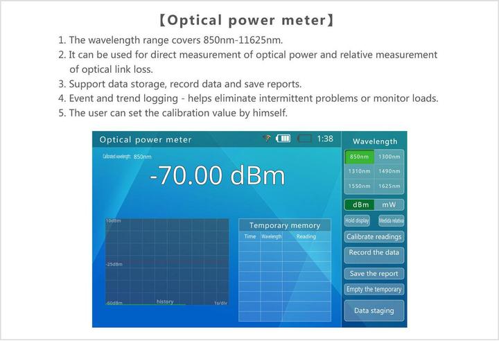 Actual product image Ernitec 7" touch screen test monitor