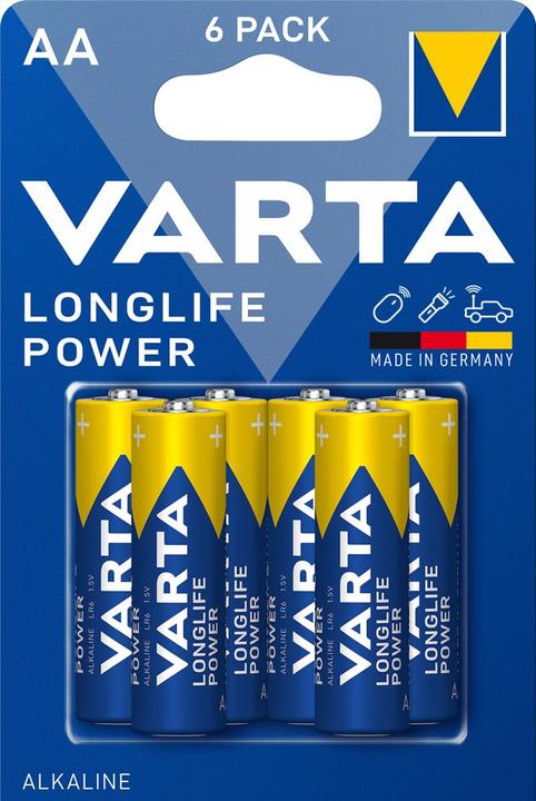 Produktbild Varta Longlife Power AA (6 Stk., AA, 2960 mAh)