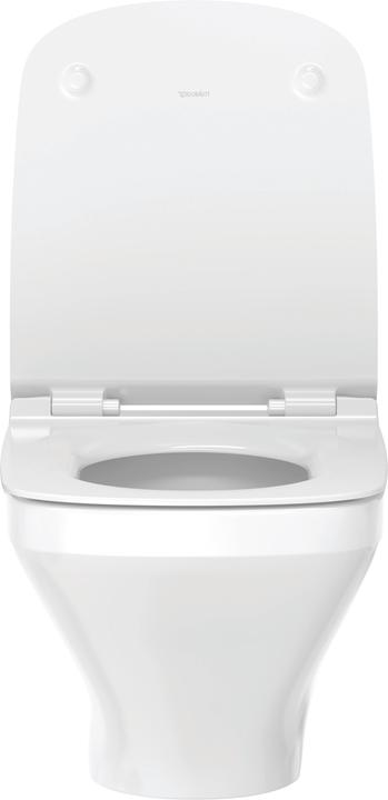 Actual product image Duravit Durastyle Rimless white wall-hung WC set with SoftClose WC seat and concealed fixings