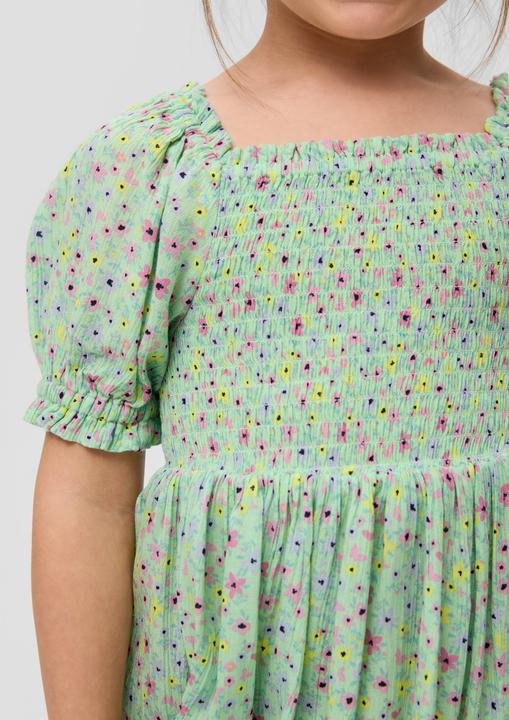 Produktbild S.Oliver Kleid Kleid mit Smock-Detail (104)