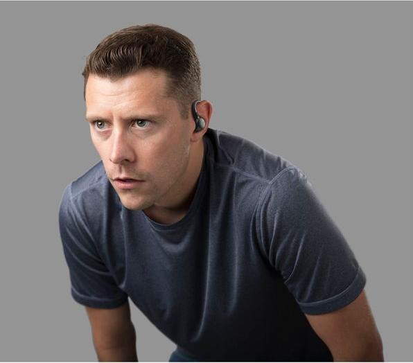 Immagine prodotto Belkin Activefit Sports In-Ear Kopfhörer schwarz AUC016hqBK (ANC, 36 h, Senza fili)