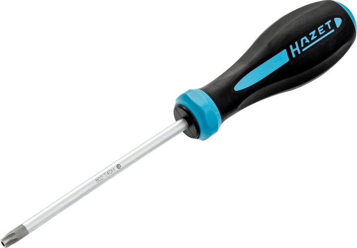 Produktbild HAZET Schraubendreher HEXAnamic 802-T40H ∙ Tamper Resistant TORX Profil ∙ T40H (Torx (TX))