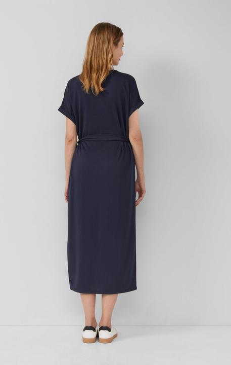 Image du produit s.Oliver Kleid Jersey-Kleid mit einseitigem Schlitz und Bindegürtel (38)
