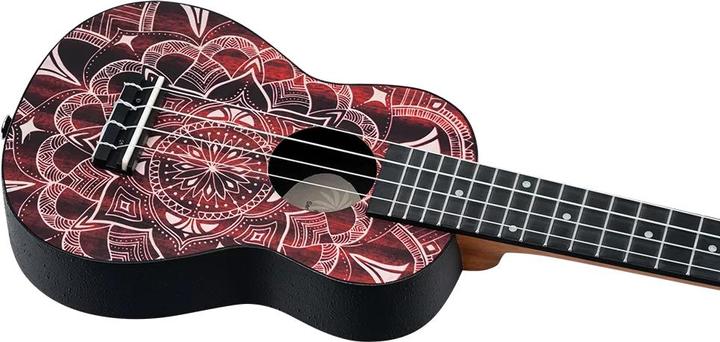 Immagine prodotto Keiki Pacchetto Ukulele - Soprano - Caleidoscopio rosso (Soprano, Soprano)