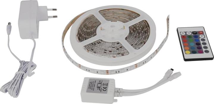Actual product image Enovalite Set of LED strips, RGB, including remote control and power supply unit (RGB, 500 cm, Indoor)
