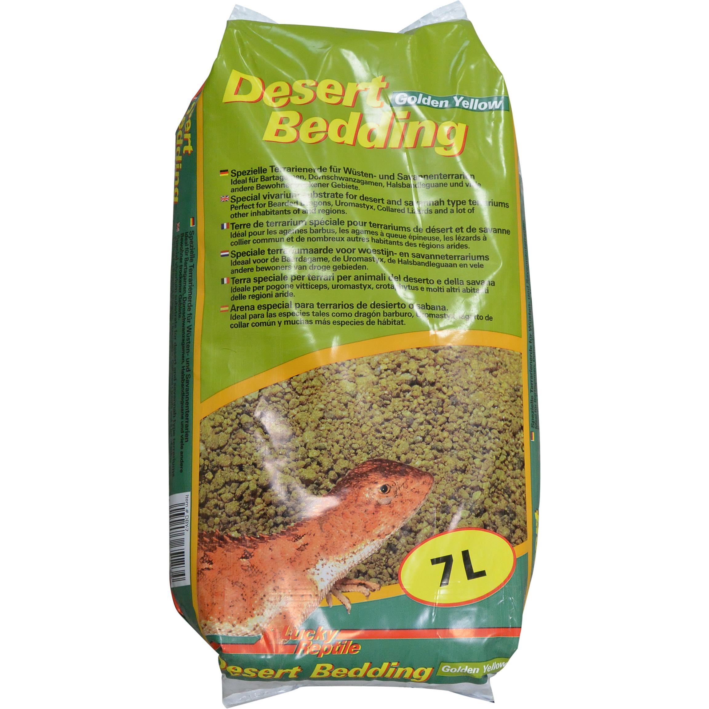 Lucky Reptile Terrarienerde Desert Bedding Golden Yellow 7l, Terrariumeinrichtung