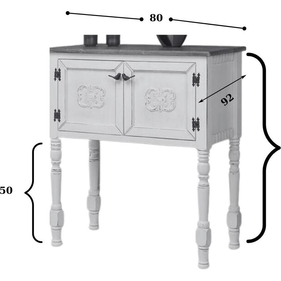 Homitis, Kommode + Sideboard, Ada (92 x 82 x 40 cm)