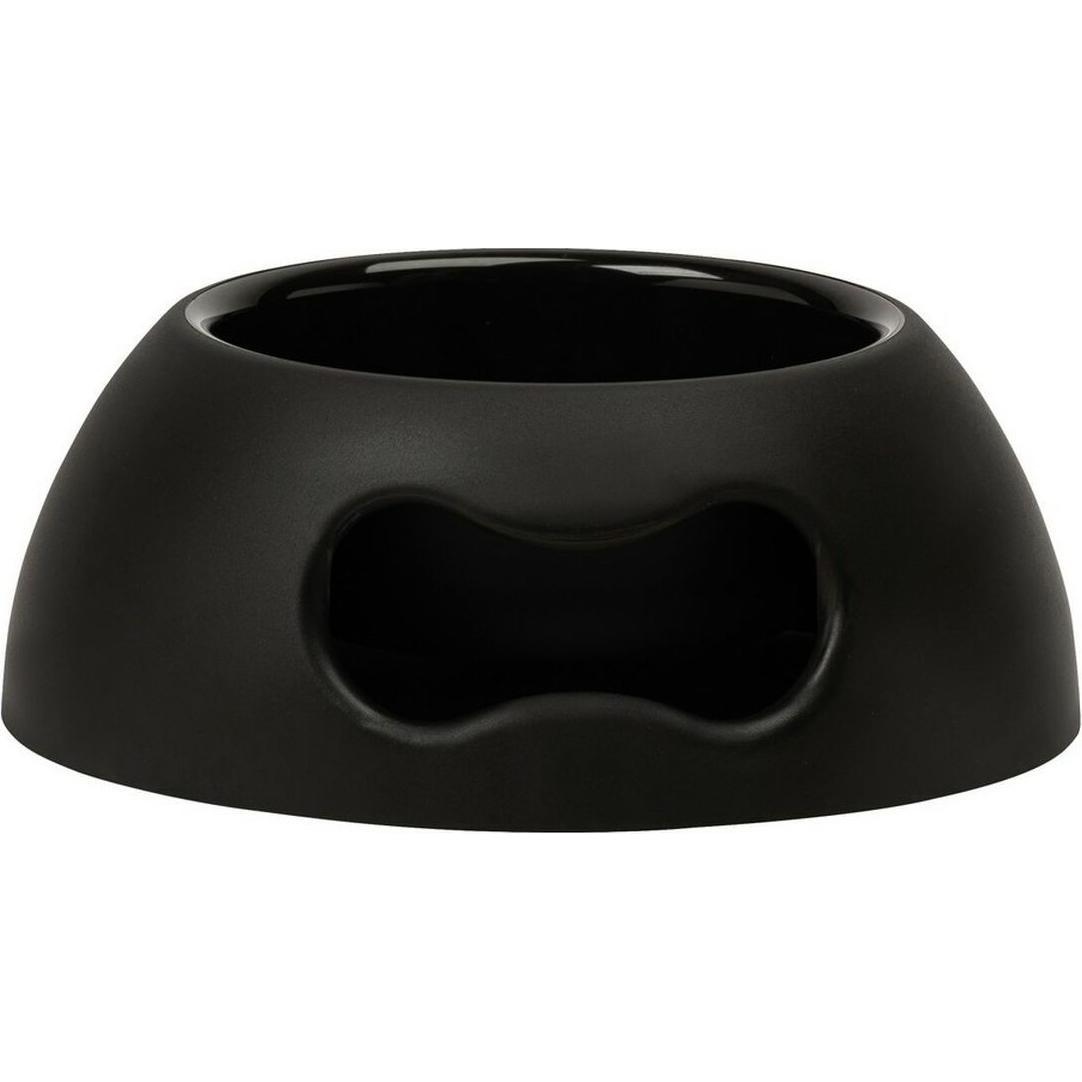 Gamelle pour chien et chat pappy - noir - m