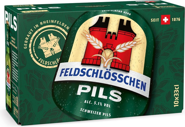 Produktbild Feldschlösschen Pils (10 x 33 cl)