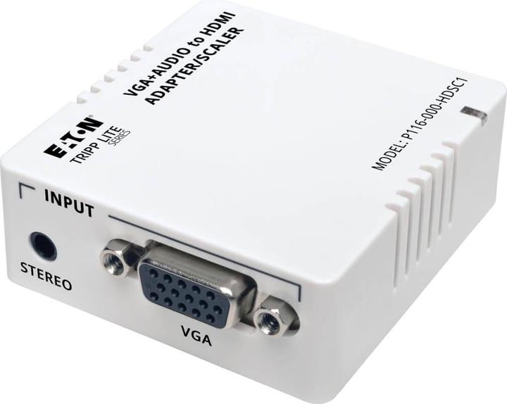 Produktbild Eaton Tripp Lite Series Tripp Lite VGA with Audio to HDMI Converter/Scaler (P116-000-HDSC1), White