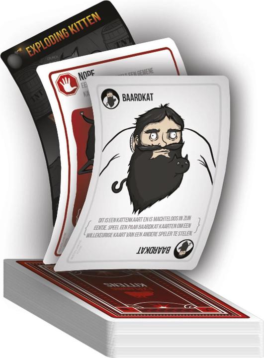 Produktbild Asmodée Exploding Kittens NL - Kartenspiel - EIN Partyspiel voller Humor! - 7+ - 2-5 Spieler (Niederländisch)