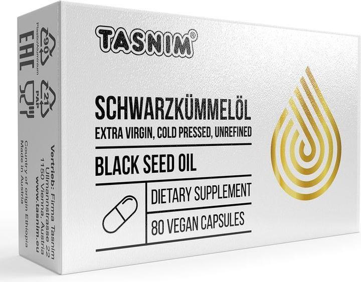 Actual product image Tasnim Black cumin oil - 80 capsules (80 Piece, Capsules)