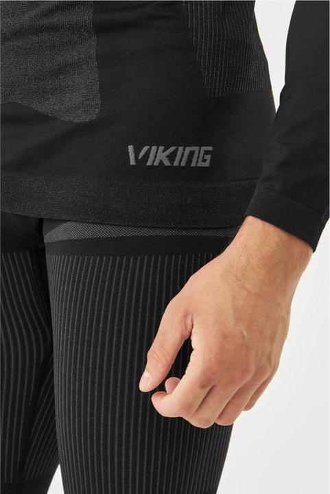 Actual product image Vikingsports VIKING Unisex 1503462 Base Layer, Black/Grey, L