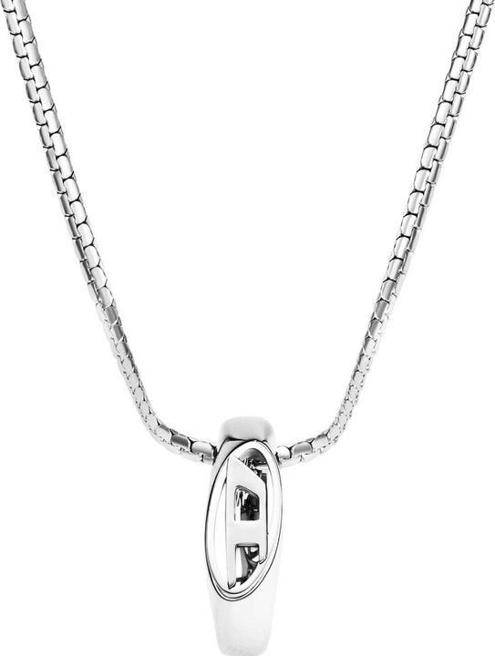Image du produit Diesel Oval D Logo Halskette (Acier inoxydable)