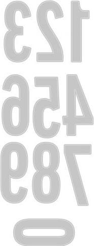 Immagine prodotto Sizzix Thinlits Punzonatura Set 10 Pezzi - Numeri in grassetto