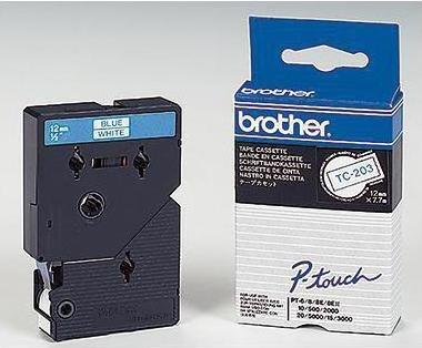 Produktbild Brother TC-203 (1.20 cm, Blau, Weiss)