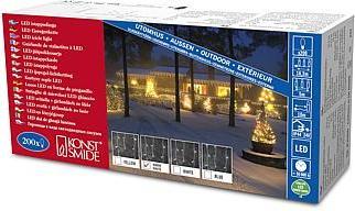 Actual product image Konstsmide LED Curtain of Lights Sleet (16.30 m)
