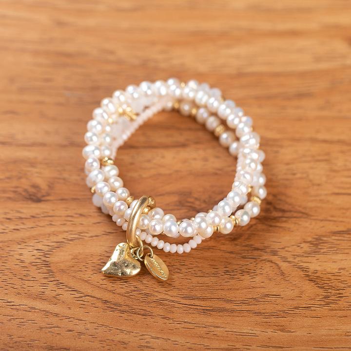 Actual product image Andreani Bracelet with genuine freshwater pearls (Freshwater pearls)