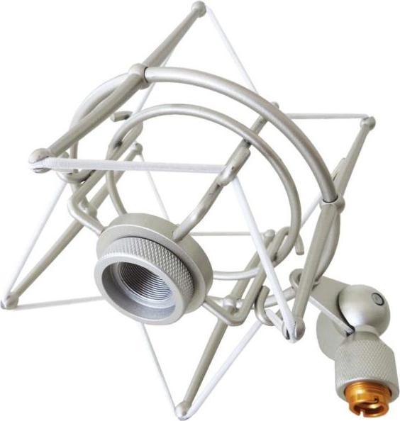 Produktbild keepdrum MS089SV Silber Mikrofon-Spinne mit Popschutz