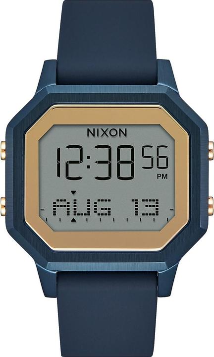 Actual product image Nixon Ladies Digital Module Watch with Silicone Bracelet A121185900 bluegold band ring (Digital watch, 36 mm)